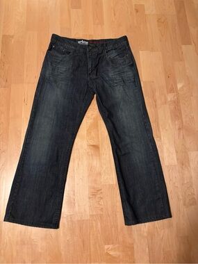 Men's Urban Pipeline Relaxed Bootcut Dark Wash Jeans